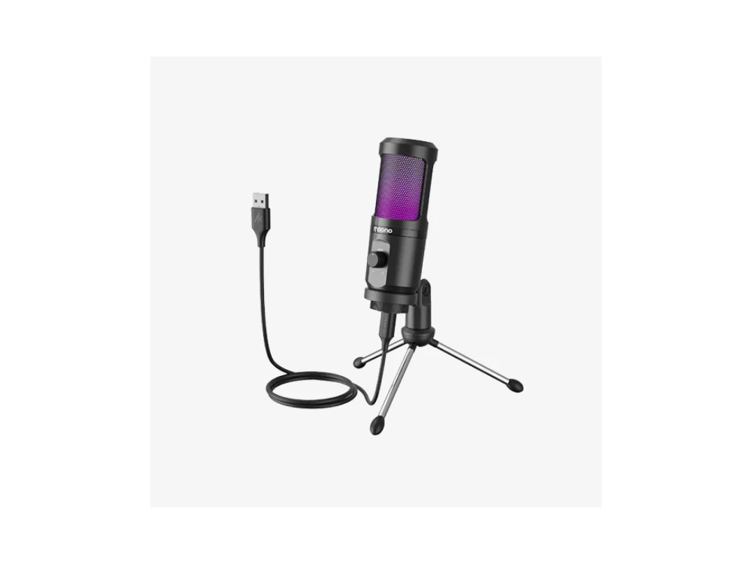 ميكروفون ألعاب USB MAONO PM461TR، ميكروفون مكثف للكمبيوتر الشخصي مع مكسب للتسجيل والتدوين الصوتي والبث المباشر ويوتيوب وتويتش وسكايب، متوافق مع PS5 PS4 Mac Laptop Desktop (PM461TR) ميكروفون ألعاب USB MAONO PM461TR، ميكروفون مكثف للكمبيوتر الشخصي مع مكسب للتسجيل والتدوين الصوتي والبث المباشر ويوتيوب وتويتش وسكايب، متوافق مع PS5 PS4 Mac Laptop Desktop (PM461TR)